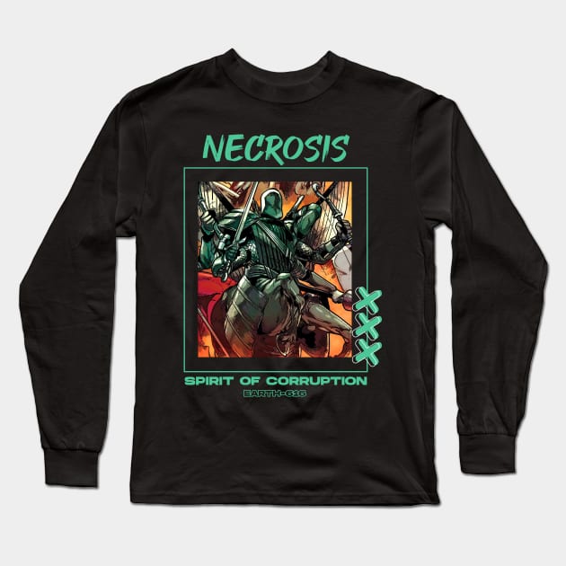 NECROSIS - SPIRIT OF CORRUPTION (MARVEL) Long Sleeve T-Shirt by Skywiz